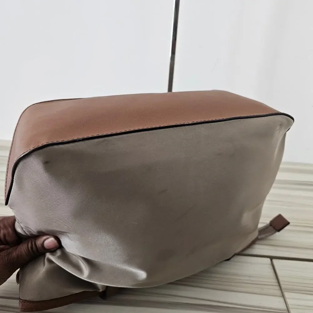 Michael Kors Tan Kempton Nylon Shoulder Tote Bag - Picture 11 of 12